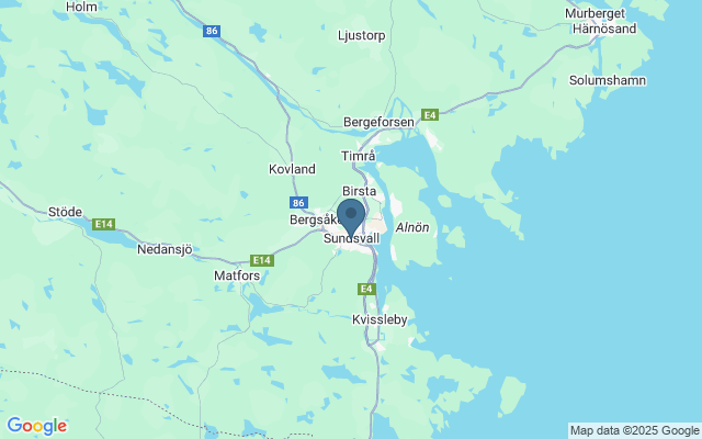 Kaart met locatie Norrland